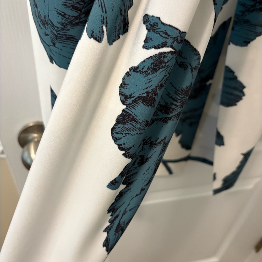 C/MEO Collective deep Green  and Cream Floral Maxi Dress - Picture 8 of 10